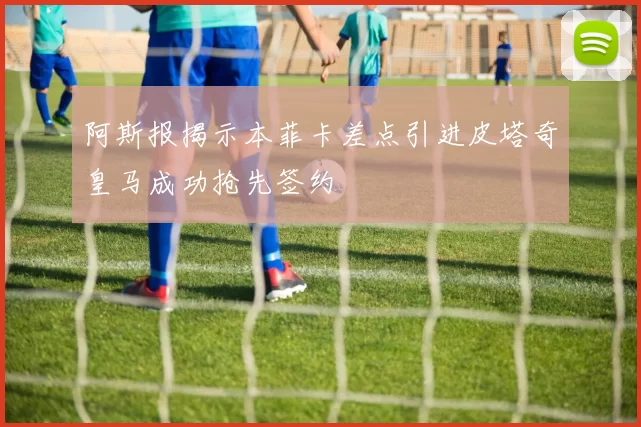 阿斯报揭示本菲卡差点引进皮塔奇皇马成功抢先签约